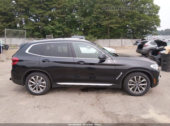 5UXTR9C54KLP84665 2019 BMW X3 Black Սալոնի հետևի տեսք