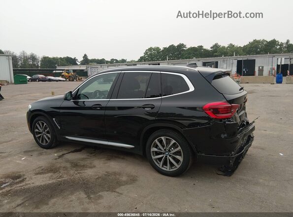 5UXTR9C54KLP84665 2019 BMW X3 Black Սալոնի 360 աստիճան տեսք