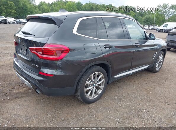 5UXTR9C54KLP89056 2019 BMW X3 Black Trasero derecho