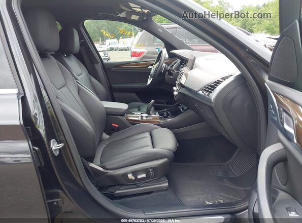 5UXTR9C54KLP89056 2019 BMW X3 Black Vista interior delantera