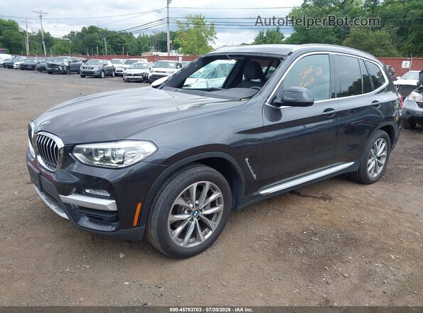 5UXTR9C54KLP89056 2019 BMW X3 Black Vista tres cuartos delantera izquierda