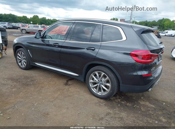 5UXTR9C54KLP89056 2019 BMW X3 Black Trasero izquierdo