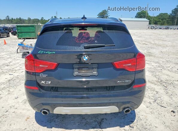 5UXTR9C54KLR03329 2019 BMW X3 Black Vista trasera