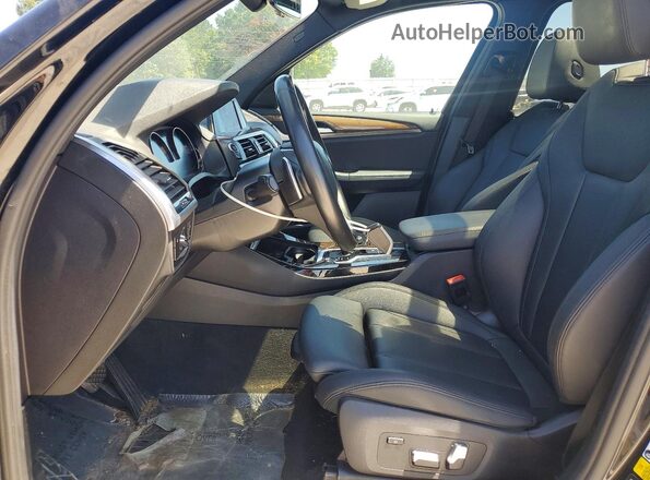 5UXTR9C54KLR03329 2019 BMW X3 Black Vista interior delantera