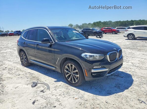 5UXTR9C54KLR03329 2019 BMW X3 Black Delantero derecho