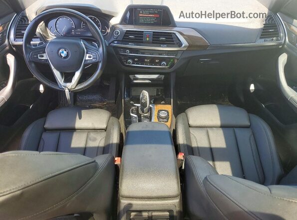 5UXTR9C54KLR03329 2019 BMW X3 Black Vista del salpicadero