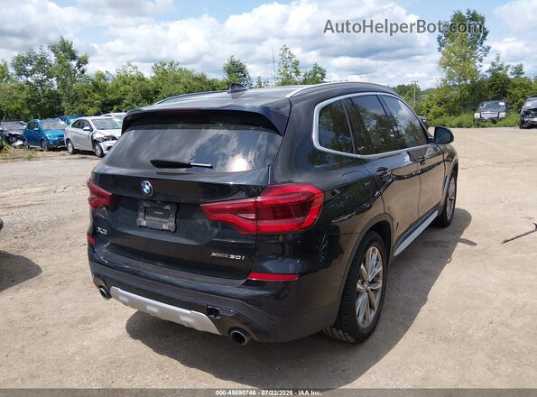 5UXTR9C54KLR04643 2019 BMW X3 Black Հետևի աջ