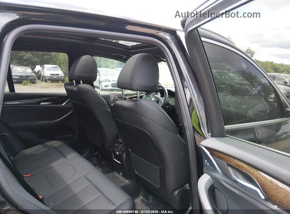 5UXTR9C54KLR04643 2019 BMW X3 Black VIN կոդի պիտակի տեսք