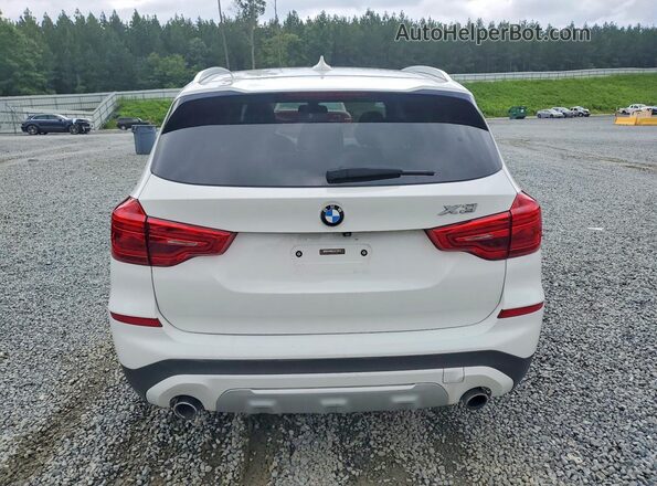 5UXTR9C55JLC76920 2018 BMW X3 White Вид ззаду