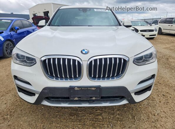 5UXTR9C55JLD89993 2018 BMW X3 White Widok z przodu