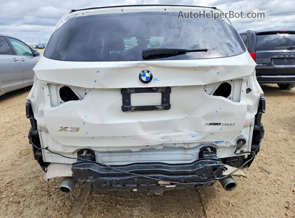 5UXTR9C55JLD89993 2018 BMW X3 White Widok z tyłu
