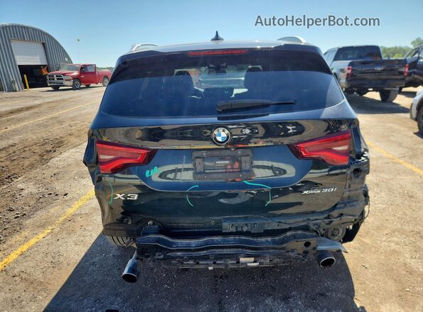 5UXTR9C55KLD97447 2019 BMW X3 Black Widok z tyłu