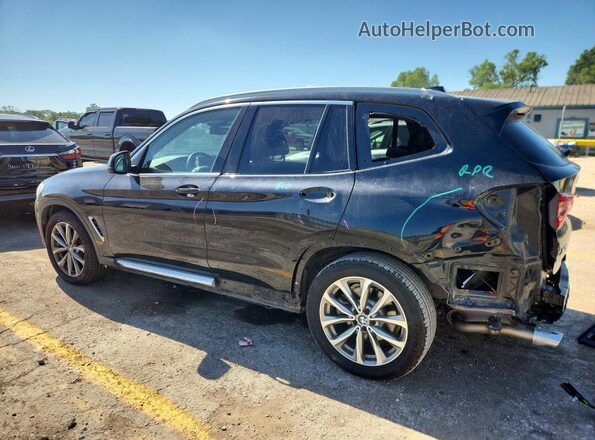 5UXTR9C55KLD97447 2019 BMW X3 Black Tył lewy