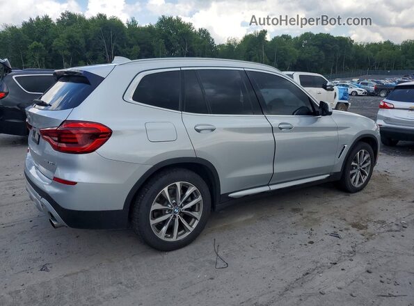 5UXTR9C55KLE13551 2019 BMW X3 Silver უკანა მარჯვენა