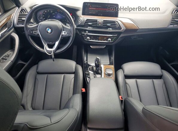 5UXTR9C55KLE13551 2019 BMW X3 Silver წინა პანელის ხედი