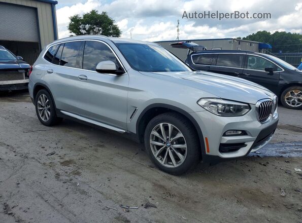 5UXTR9C55KLE13551 2019 BMW X3 Silver წინა მარჯვენა