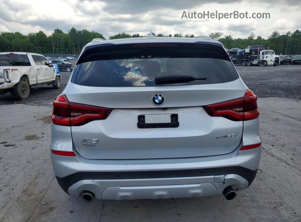 5UXTR9C55KLE13551 2019 BMW X3 Silver უკანა ხედი