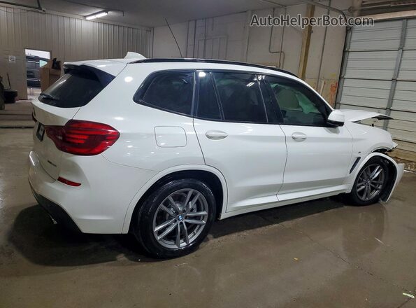5UXTR9C55KLP82228 2019 BMW X3 White Rear right