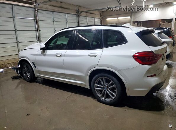 5UXTR9C55KLP82228 2019 BMW X3 White Rear left