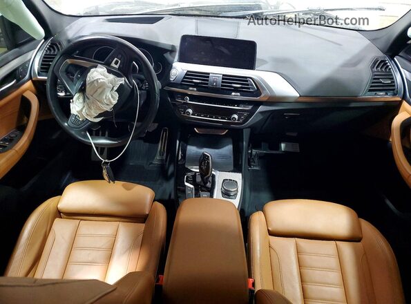 5UXTR9C55KLP82228 2019 BMW X3 White Dashboard view