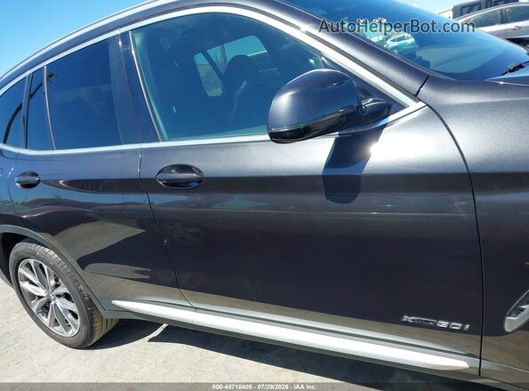 5UXTR9C56JLC82421 2018 BMW X3 Black Вид задньої частини салону