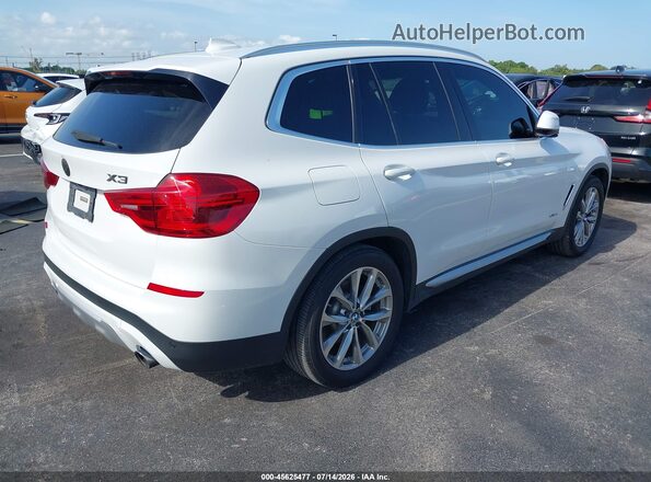 5UXTR9C56JLD66626 2018 BMW X3 White Tył prawy