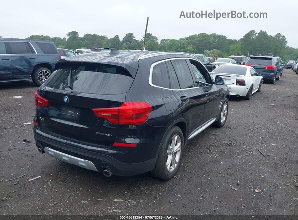 5UXTR9C56KLD94427 2019 BMW X3 Black Tył prawy