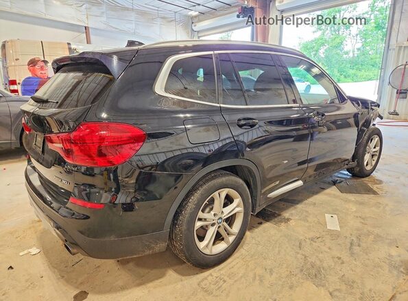 5UXTR9C56KLE17026 2019 BMW X3 Black Задня права чверть