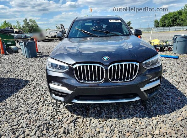 5UXTR9C57KLD93173 2019 BMW X3 Черный Вид спереди