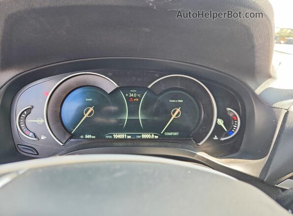 5UXTR9C57KLD93173 2019 BMW X3 Черный Вид щитка приборов