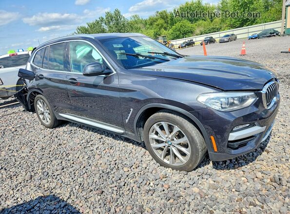 5UXTR9C57KLD93173 2019 BMW X3 Черный Передняя правая четверть