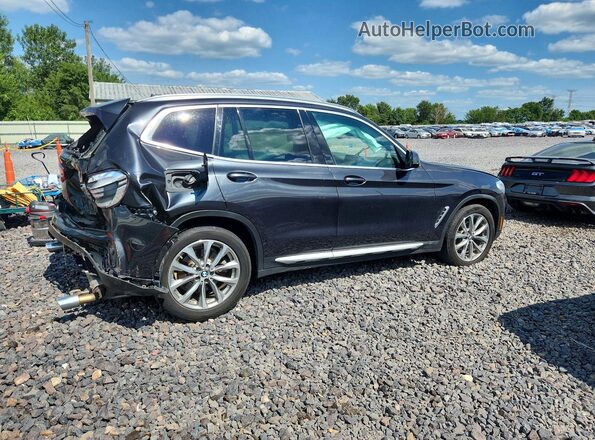 5UXTR9C57KLD93173 2019 BMW X3 Черный Задняя правая четверть