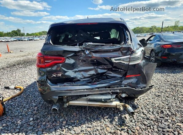 5UXTR9C57KLD93173 2019 BMW X3 Черный Вид сзади