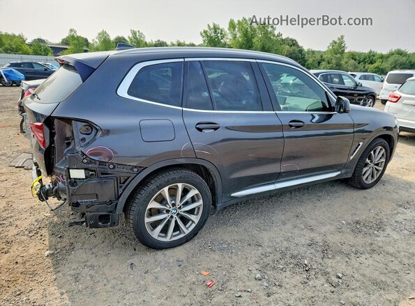 5UXTR9C57KLD98616 2019 BMW X3 Gray Trasero derecho