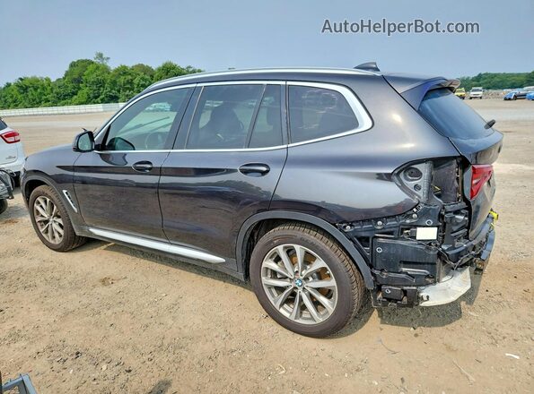 5UXTR9C57KLD98616 2019 BMW X3 Gray Trasero izquierdo