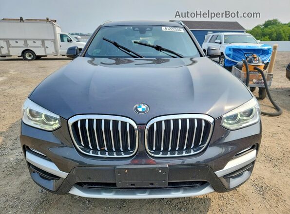 5UXTR9C57KLD98616 2019 BMW X3 Gray Vista frontal