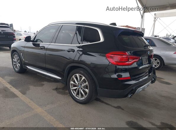 5UXTR9C58JLD61606 2018 BMW X3 Black Հետևի ձախ