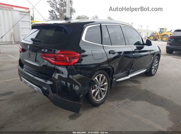 5UXTR9C58JLD61606 2018 BMW X3 Black Հետևի աջ