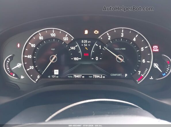 5UXTR9C58JLD61606 2018 BMW X3 Black Հետևի նստատեղերի տեսք