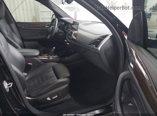 5UXTR9C58JLD61606 2018 BMW X3 Black Սալոնի դիմացի տեսք