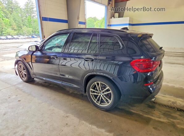 5UXTR9C58JLD74341 2018 BMW X3 Синий Задняя левая четверть