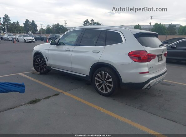 5UXTR9C58KLP83079 2019 BMW X3 White Հետևի ձախ