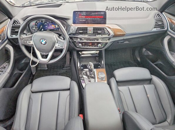 5UXTR9C58KLP87455 2019 BMW X3 Black Vista del salpicadero