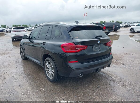 5UXTR9C59JLD58570 2018 BMW X3 Black უკანა მარცხენა