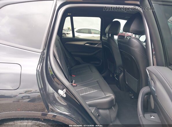 5UXTR9C59JLD58570 2018 BMW X3 Black VIN კოდის სტიკერის ხედი