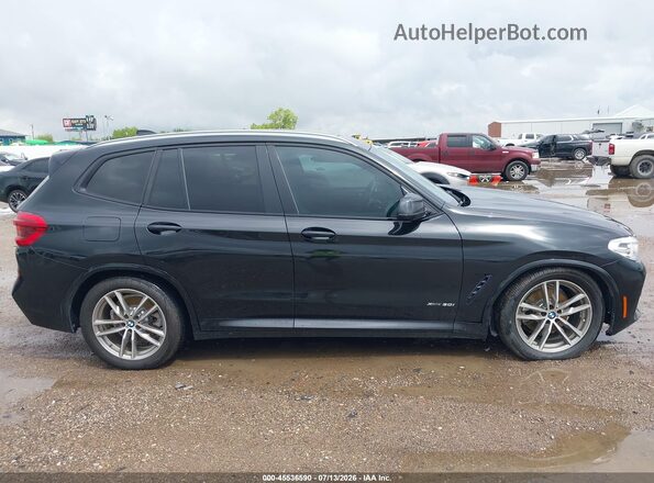 5UXTR9C59JLD58570 2018 BMW X3 Black უკანა სალონის ხედი