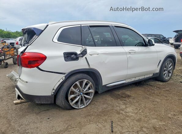 5UXTR9C59JLD73165 2018 BMW X3 Белый Задняя правая четверть