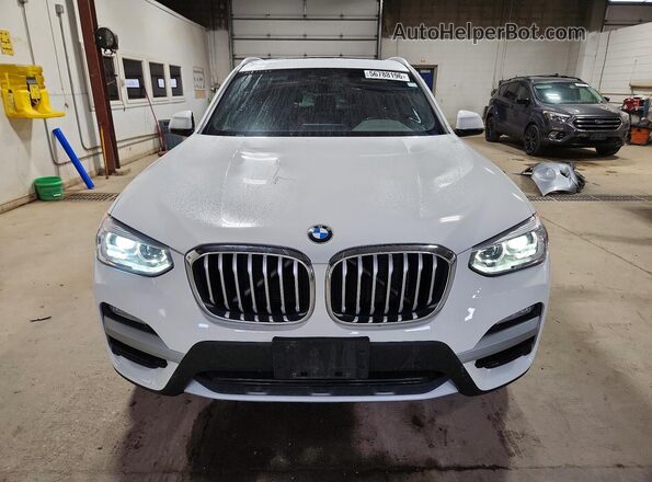 5UXTR9C59KLP96441 2019 BMW X3 White Դիմացի տեսք