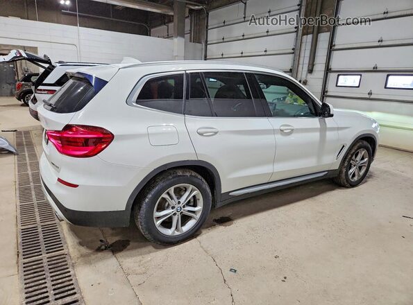 5UXTR9C59KLP96441 2019 BMW X3 White Հետևի աջ