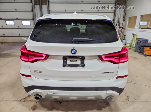 5UXTR9C59KLP96441 2019 BMW X3 White Հետևի տեսք